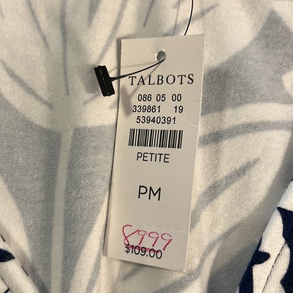 BNWT Talbots dress size Med Petite. Such a flattering cut! - Picture 6 of 10